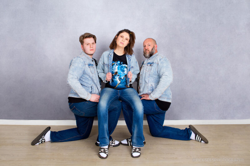 Awkward 80's Style Family Photo Session Pretoria East