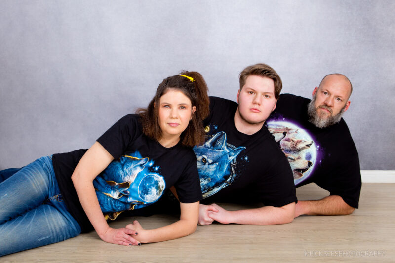 Awkward 80's Style Family Photo Session Pretoria East